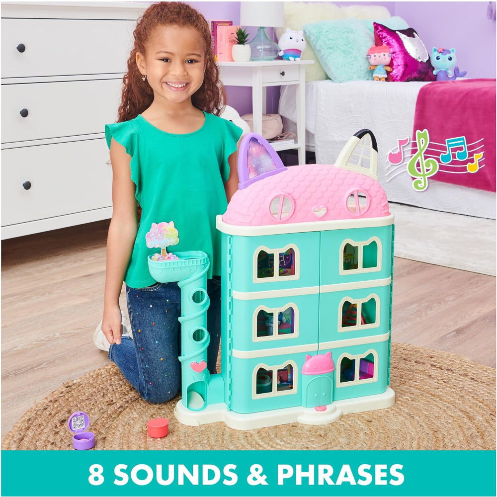GABBY'S DOLLHOUSE: PURRFECT DOLLHOUSE WITH 15 PIECES, FIGURES, FURNITURE, ACCESSORIES, AND SOUNDS