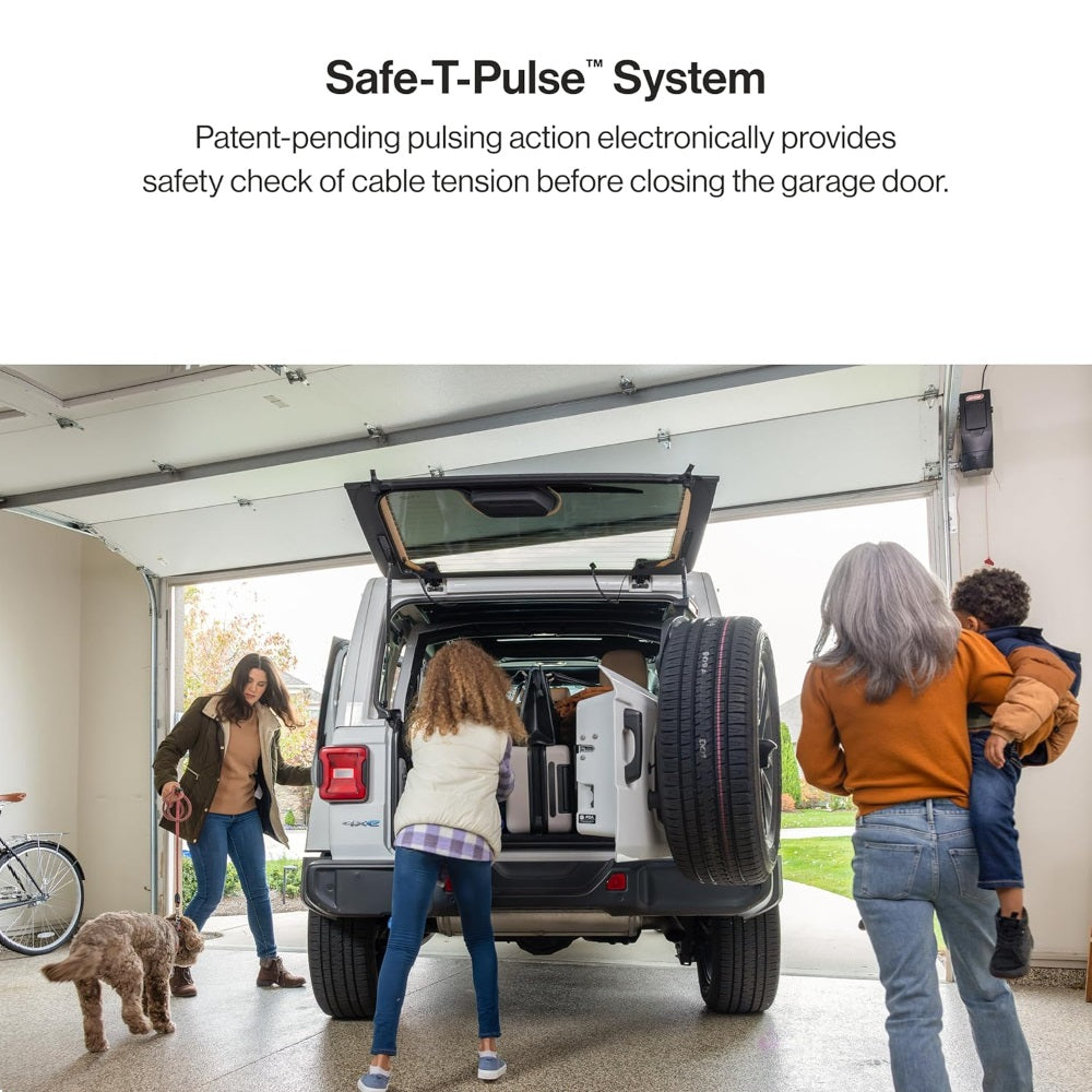 GENIE 6072H-O RESIDENTIAL WALL MOUNTED GARAGE DOOR OPENER, BLACK