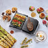 CUISINART GR-6SC CONTACT GRIDDLE WITH SMOKE-LESS MODE