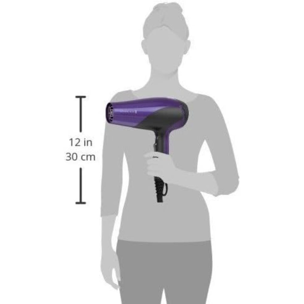 REMINGTON HAIR DRYER: DAMAGE PROTECTION, CERAMIC + IONIC + TOURMALINE TECH, BLACK, 3 PIECE