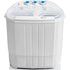 PORTABLE TWIN TUB WASHING MACHINE, BUILT-IN DRAINAGE, FOR DORMS, APARTMENTS, ETC.