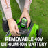 GREENWORKS 40V 16-INCH CORDLESS LAWN MOWER, 4.0 AH BATTERY AND CHARGER INCLUDED 25242
