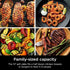 NINJA GR100C SIZZLE SMOKELESS INDOOR GRILL, 14'' NONSTICK GRILL PLATE