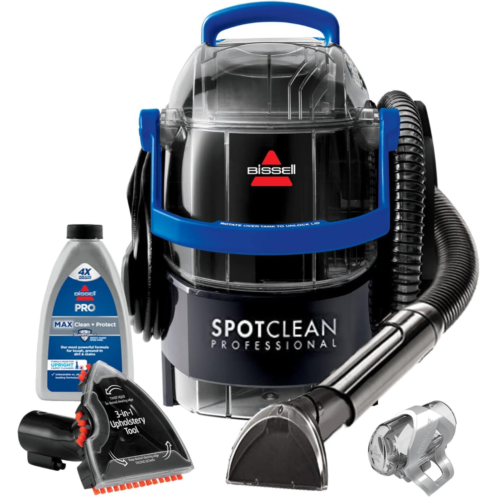 BISSELL 2891V SPOTCLEAN PROFESSIONAL PORTABLE CARPET AND UPHOLSTERY DEEP CLEANER