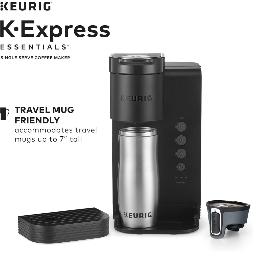 KEURIG K-EXPRESS ESSENTIALS COFFEE MAKER, SINGLE SERVE K-CUP POD COFFEE BREWER