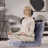 GIANTEX GAMING FLOOR CHAIR WITH 14 ADJUSTABLE POSITION AND BACK SUPPORT, GRAY