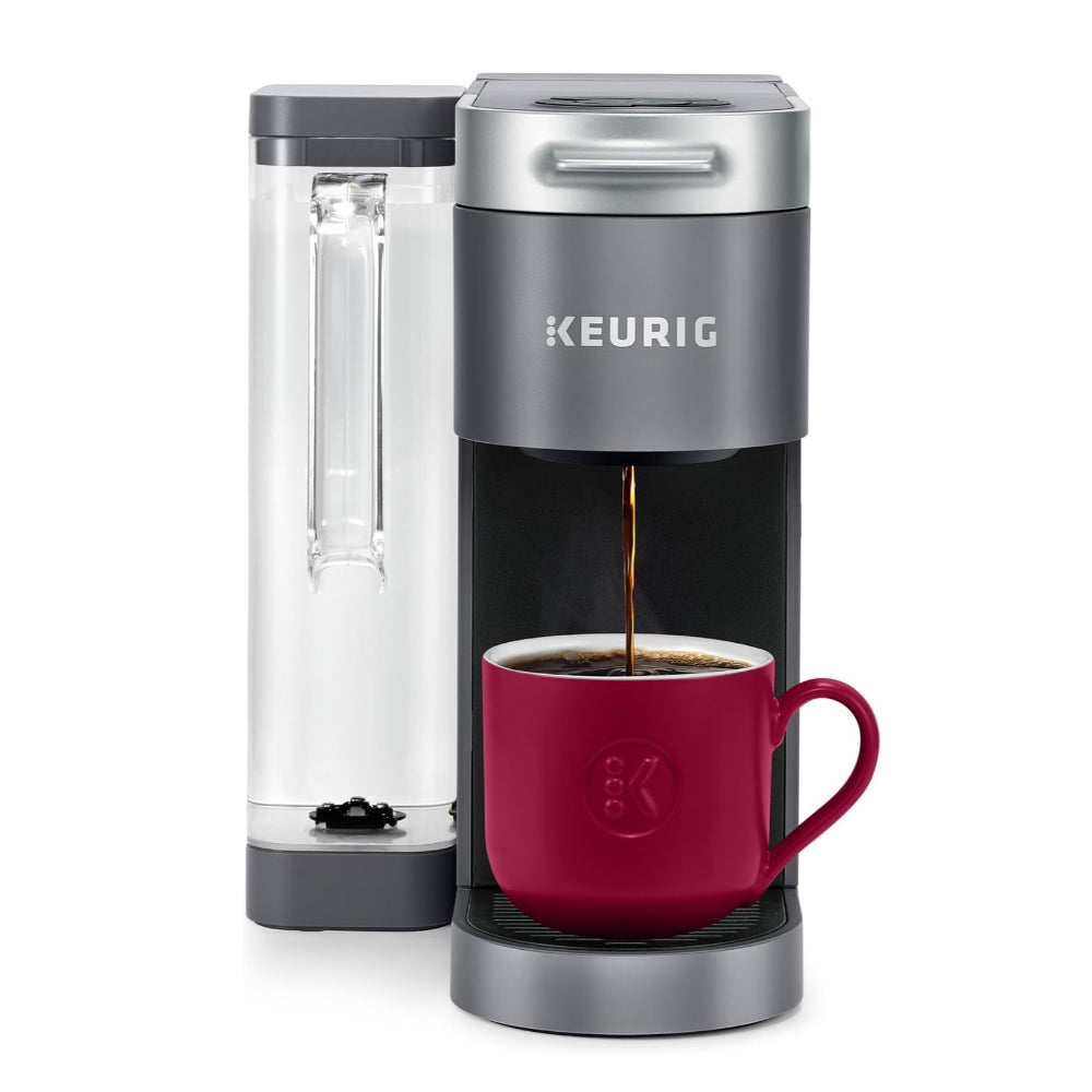 KEURIG K-SUPREME SINGLE SERVE K-CUP POD COFFEE MAKER, MULTISTREAM TECHNOLOGY, BLACK / GRAY
