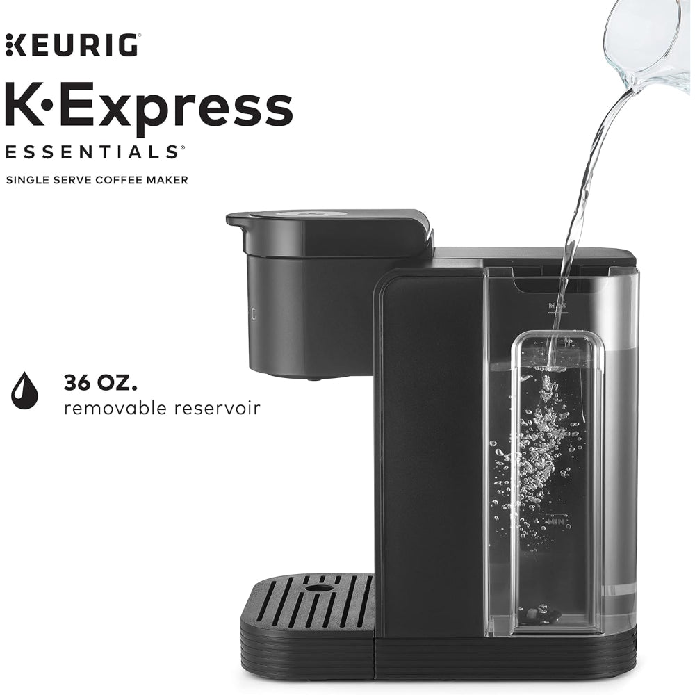KEURIG K-EXPRESS ESSENTIALS COFFEE MAKER, SINGLE SERVE K-CUP POD COFFEE BREWER