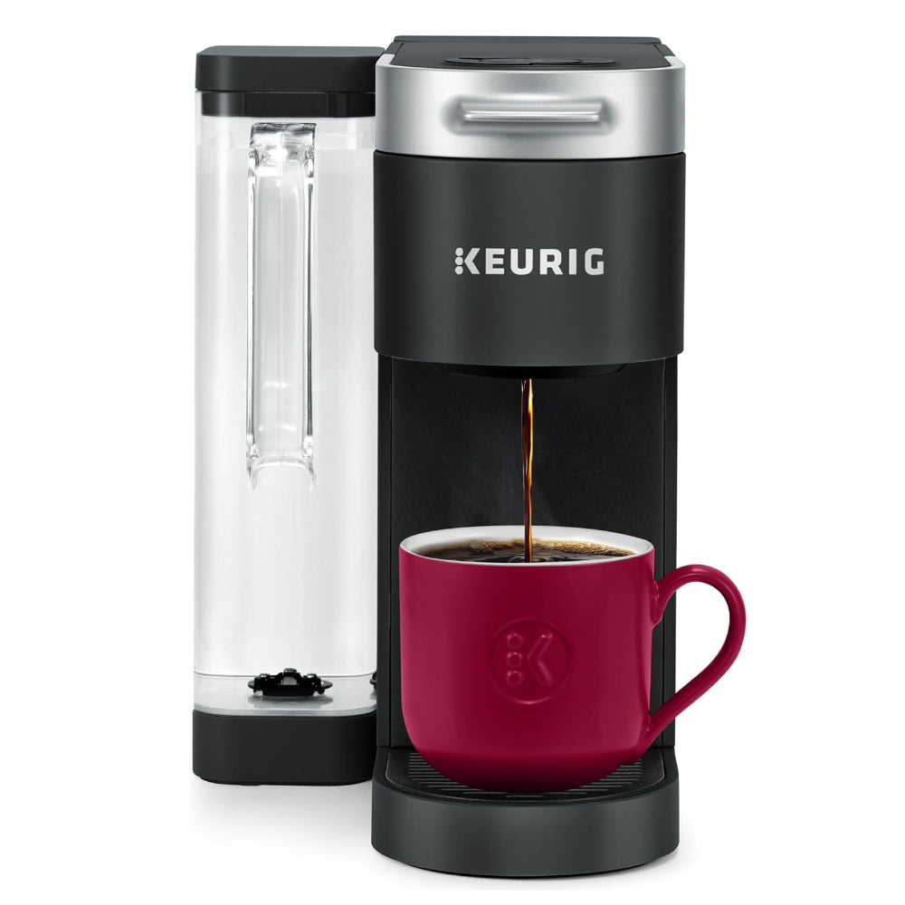KEURIG K-SUPREME SINGLE SERVE K-CUP POD COFFEE MAKER, MULTISTREAM TECHNOLOGY, BLACK / GRAY