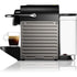 NESPRESSO PIXIE ESPRESSO MACHINE BY BREVILLE WITH MILK FROTHER, TITAN