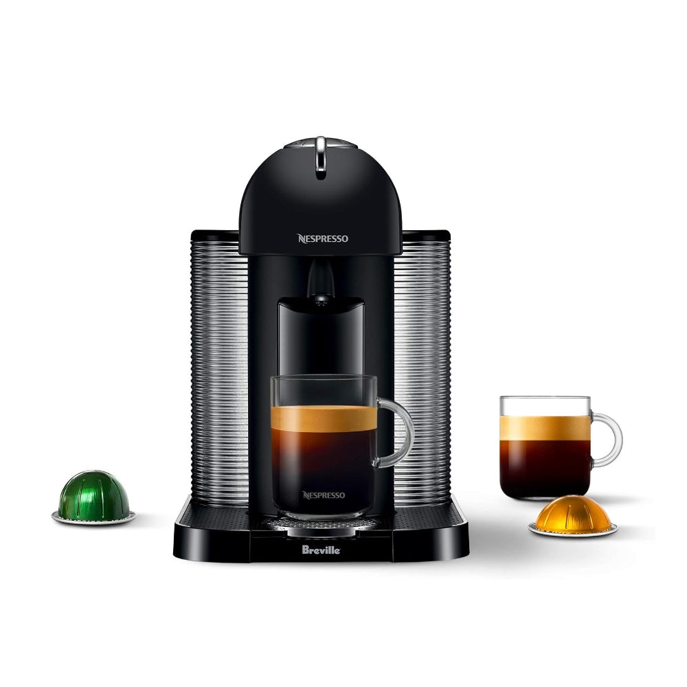 NESPRESSO VERTUO COFFEE AND ESPRESSO MACHINE BY BREVILLE, MATTE BLACK