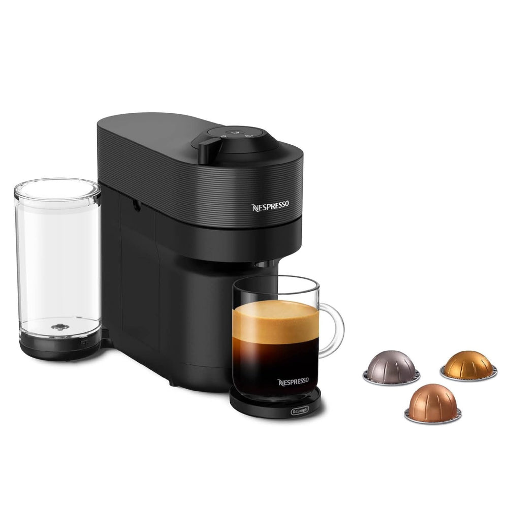 NESPRESSO VERTUO POP+ COFFEE MAKER AND ESPRESSO MACHINE, LICORICE BLACK