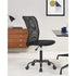 OFFICLEVER ERGONOMIC OFFICE BACK ROLLING SWIVEL CHAIR, BLACK
