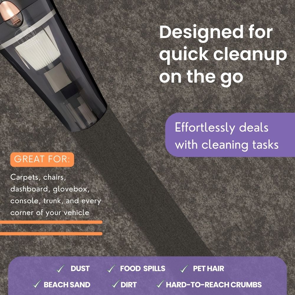 KOLTOOV HANDHELD PORTABLE CAR VACUUM CLEANER