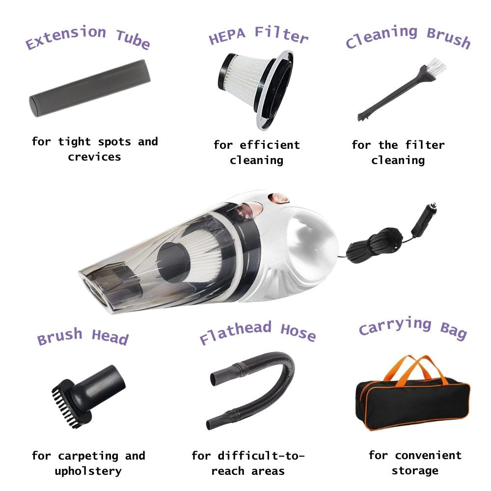 KOLTOOV HANDHELD PORTABLE CAR VACUUM CLEANER